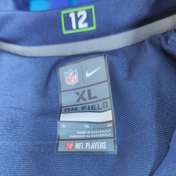 NFL Seattle Seahawks sz XL #3 Football Jersey Nike On Field - Picture 3 of 5